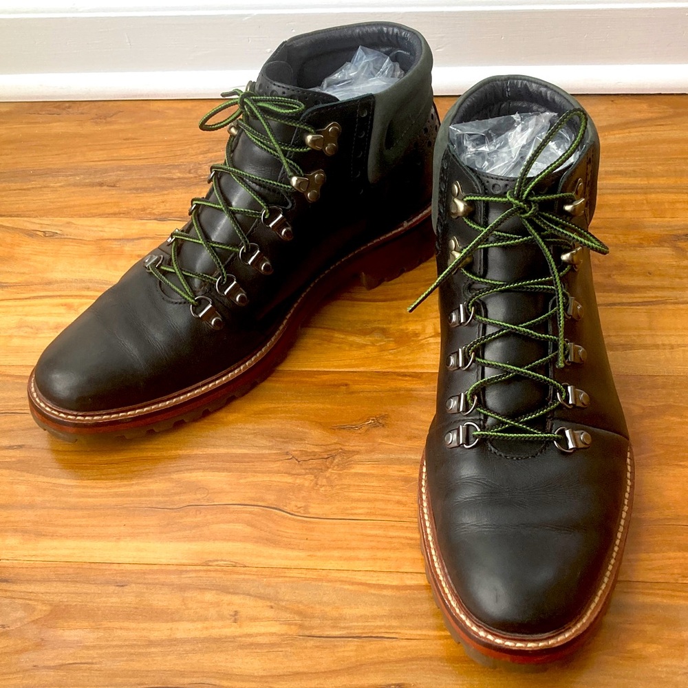 J&M Karnes Alpine Lace-up Boots